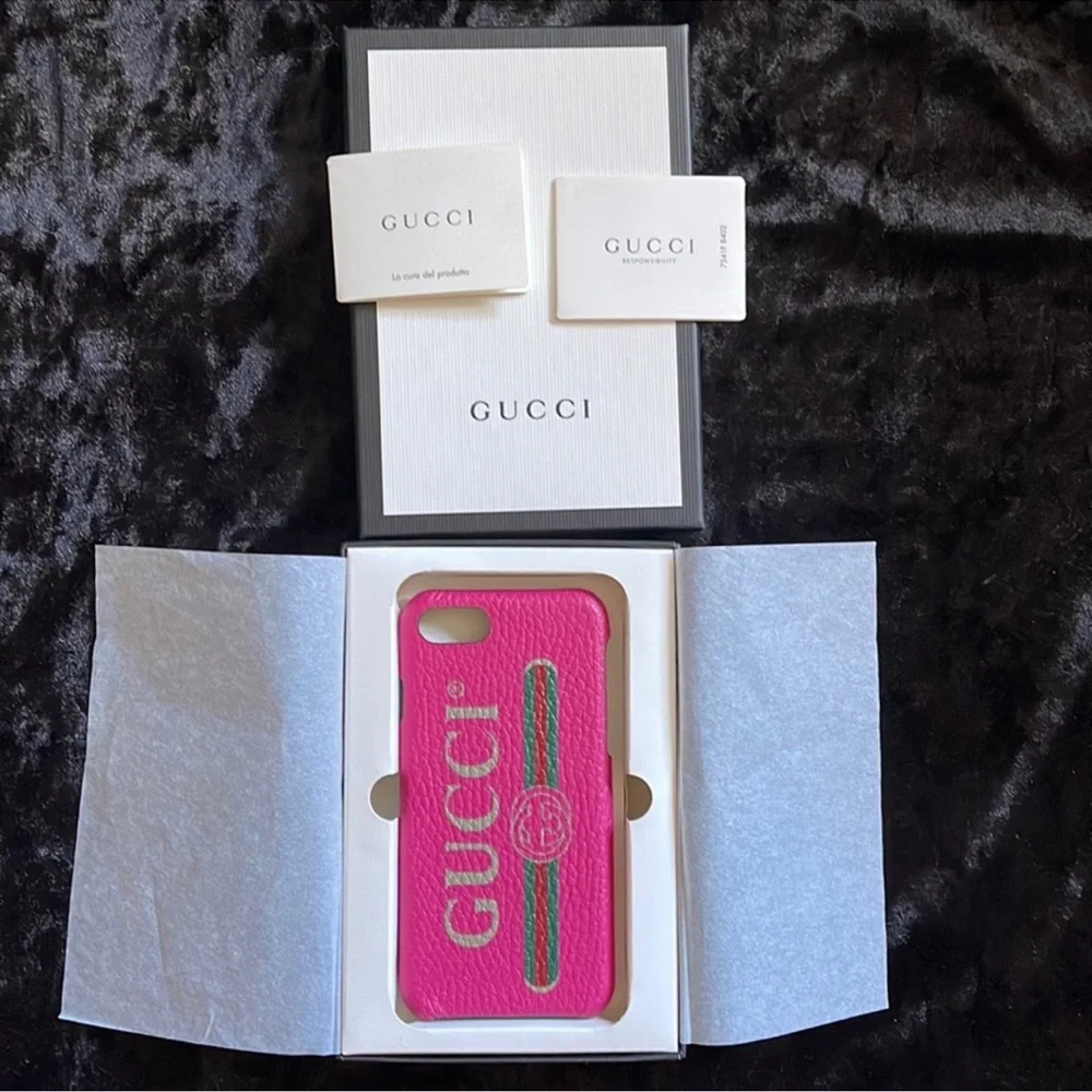 Gucci iPhone 7 / 8 Print Phone Case Authentic